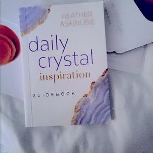Daily crystal inspiration oracle card set and guidebook by Heather  Askinosie